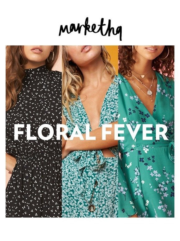 Floral Fever | Dresses up to 80% off
