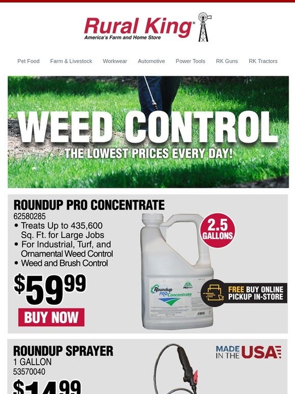 Rural Sprayers & Chemicals Nobody Beats Our Prices! Milled