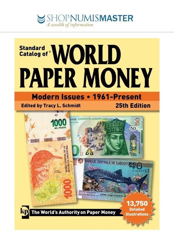 New! Standard Catalog of World Paper Money Modern Issues, 1961-Present