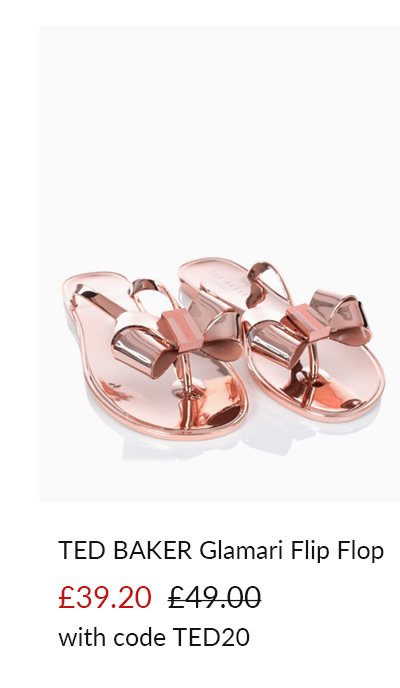 ted baker glamari flip flops