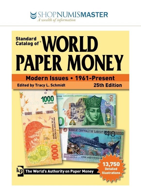 Last chance to save on the Standard Catalog of World Paper Money, Modern Issues