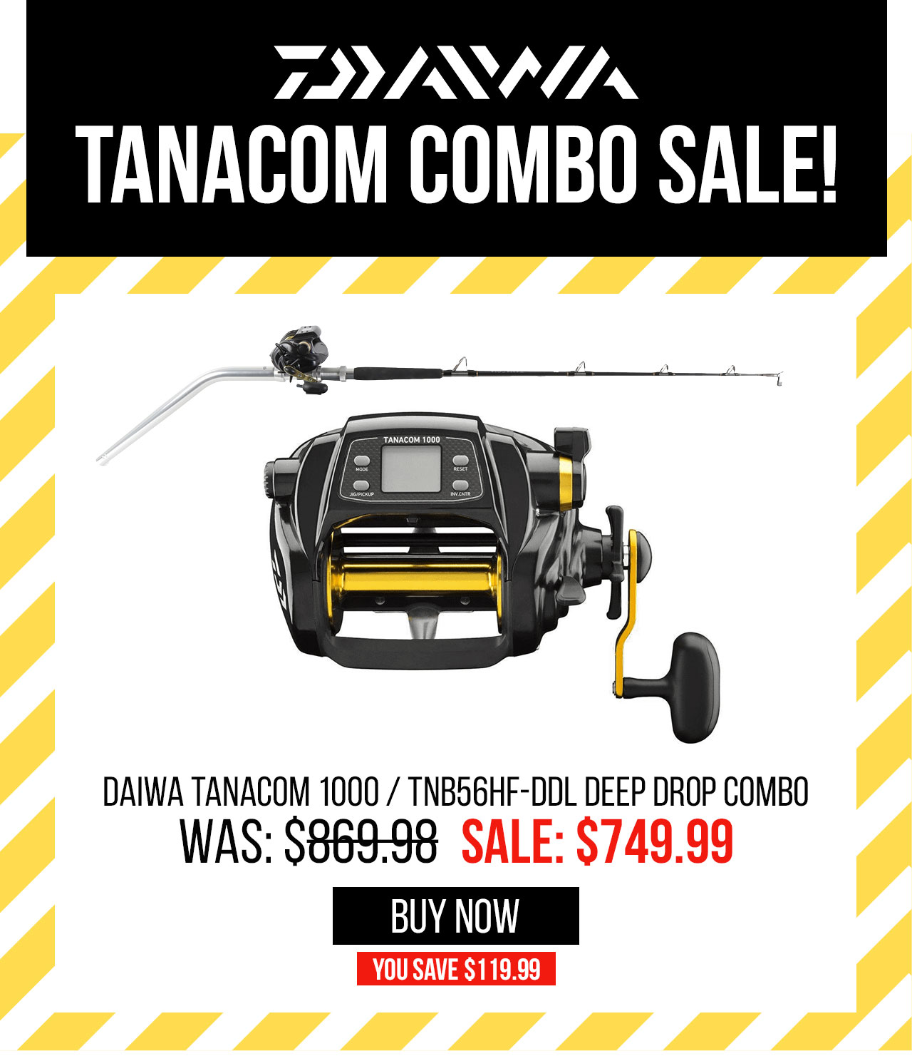 daiwa tanacom 1000 combo