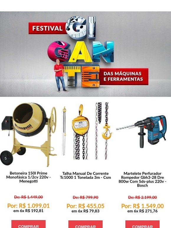 Tigre, Bosch e Trapp com até 30% OFF - Aproveite!