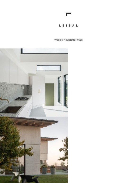 Leibal Weekly Newsletter - #538