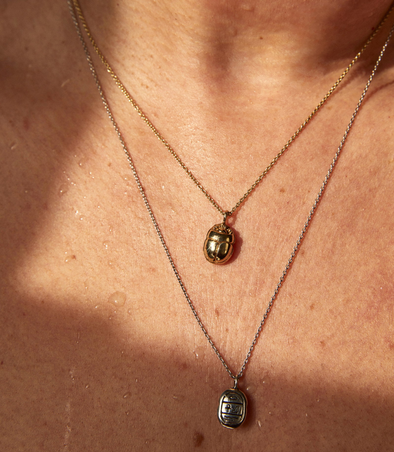 Pamela Love: Mini Scarab Pendants are 