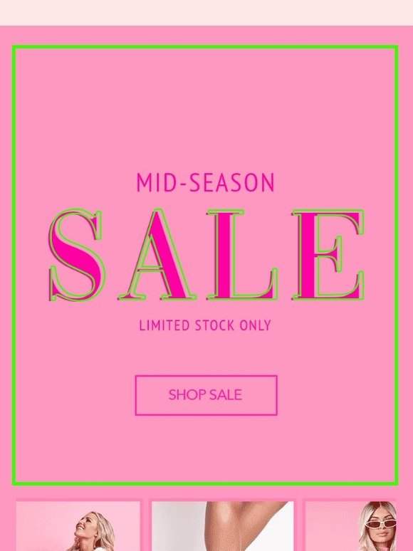 Lily Lulu Fashion The MidSeason SALE Kicks Off from £1! Milled