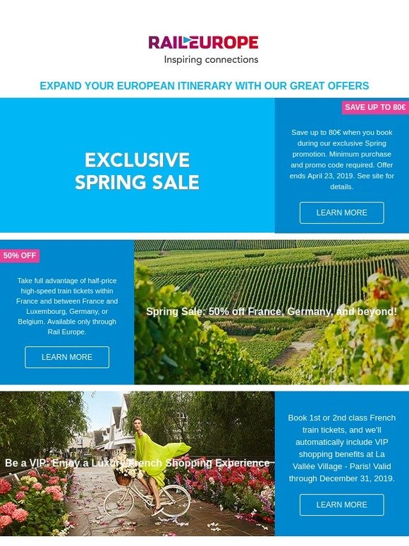 Exclusive Sale: Up to 80€ Off