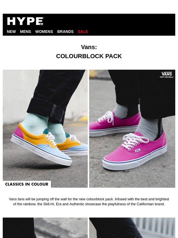 Hype New Colours | Vans, adidas, and more |