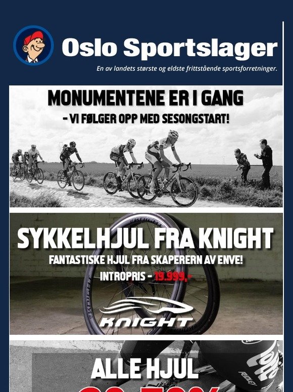 Oslo Sportslager: Monumentene Er I Gang - Vi Følger Opp Med Sesongstart ...