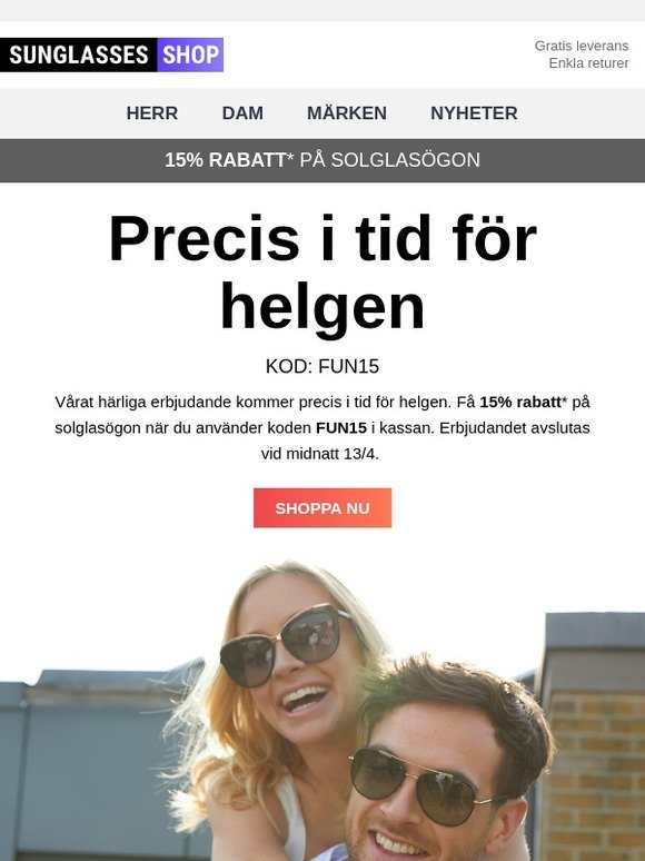 Precis i tid för helgen ☀