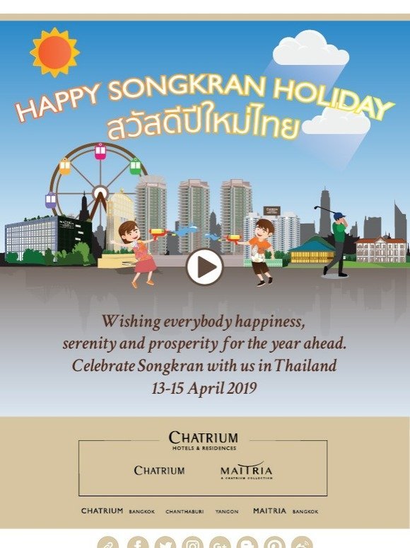 Happy Songkran Holiday