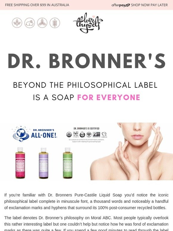 Dr. Bronner's - Beyond the Philosophical Label is A Soap for Everyone