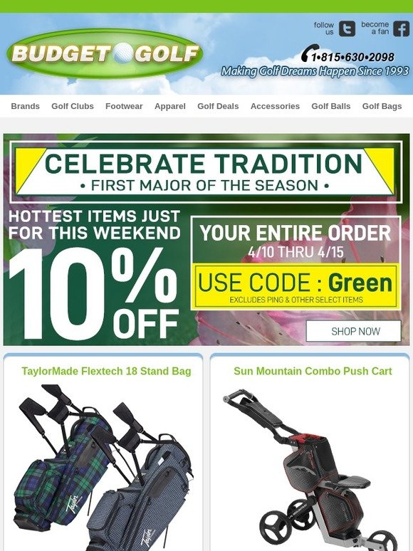 budget golf discount