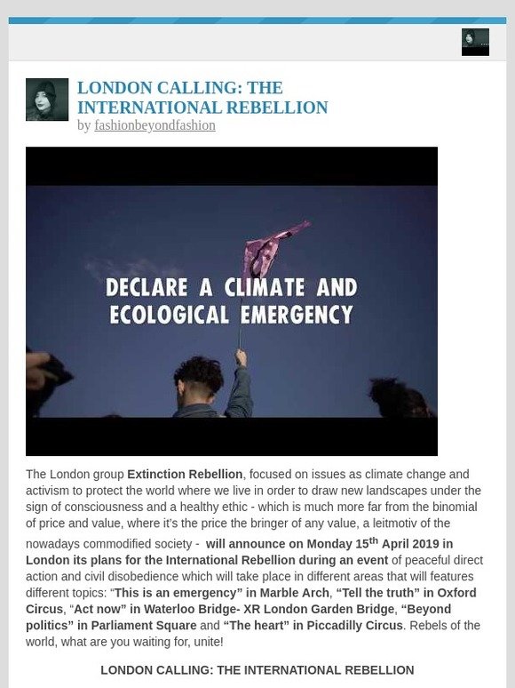 [New post] LONDON CALLING: THE INTERNATIONAL REBELLION