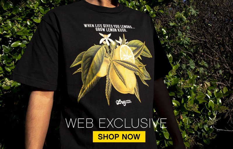 LRG Mens Lemon Kush Smoke Collection T-Shirt