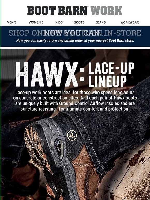 hawx boot barn