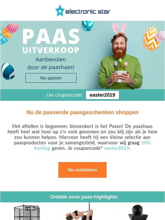 🐰 Paasgeschenk: Nu 10% besparen!