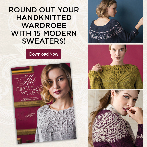 knitting yoke in the round