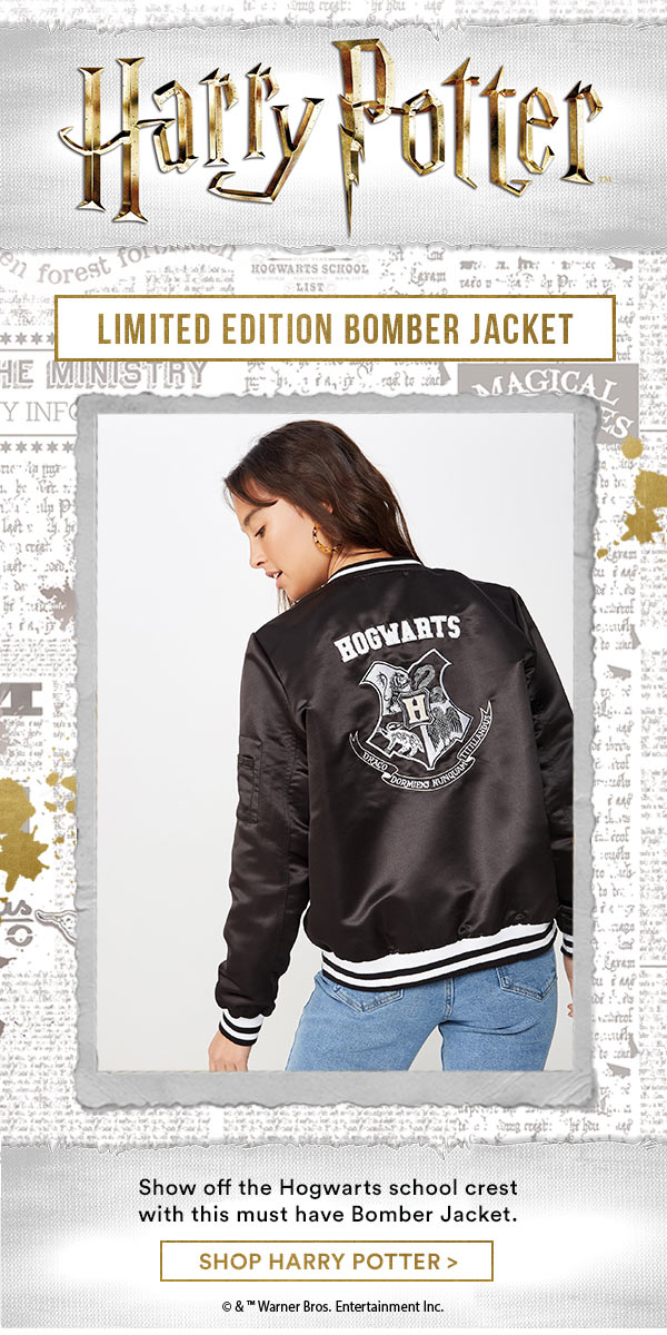 harry potter bomber jacket