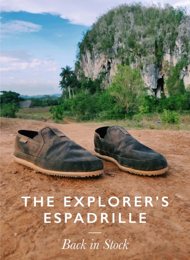 Sweeney: The Explorer's Espadrille returns | Milled