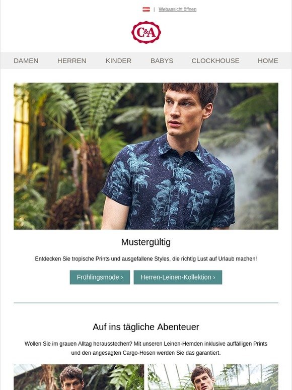 Frühlingstrend: Mann trägt Muster!