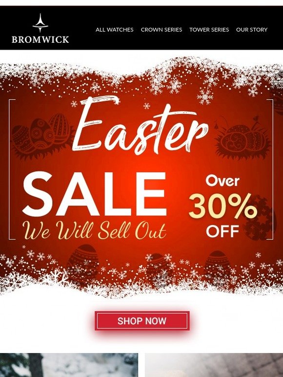 30% Off Everything This Easter 🐰