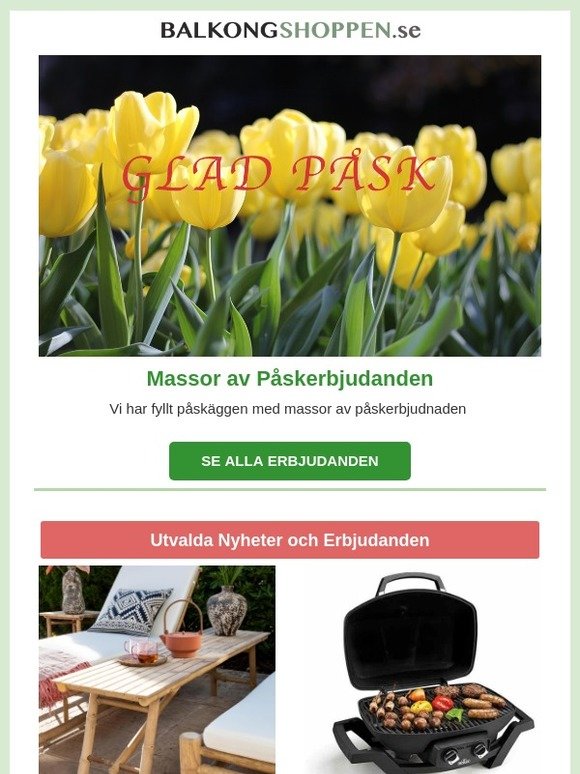 Glad Påsk! 🐣💚 PÅSKERBJUDANDEN