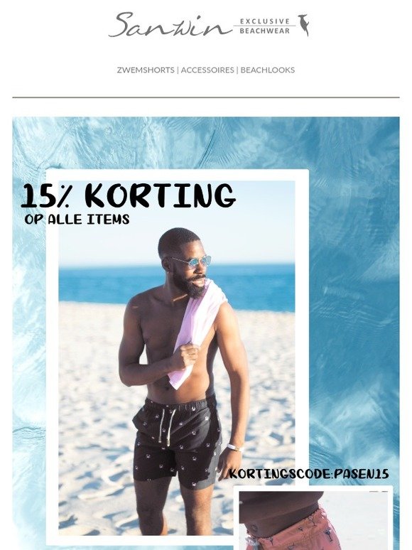 Shop met 15 % korting t/m 23 april! 💥