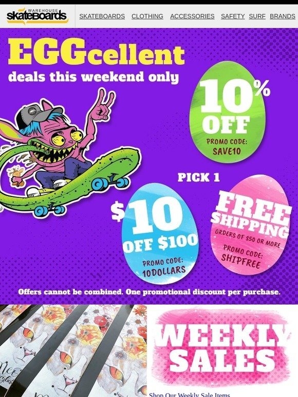 EGGcellent deals are here!