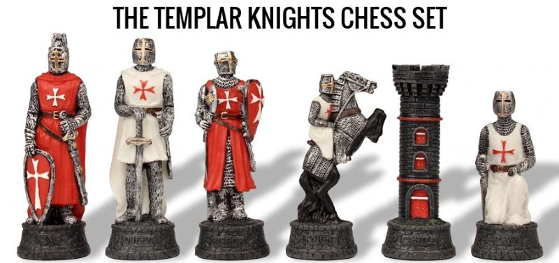 The Chess Store: Templar Knights Chess Set Back in Stock | Milled