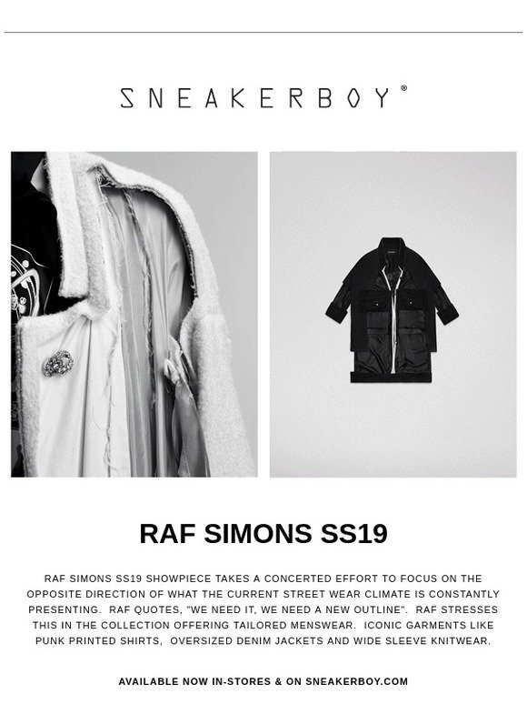 raf simons sneakerboy