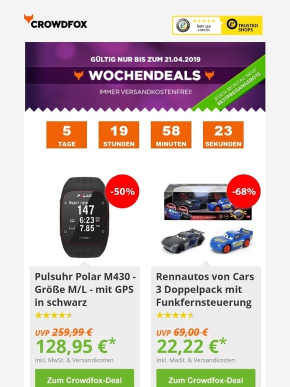 [Deals der Woche - bis zu 68%] 🦊Letzte Chance - alle Deals enden heute!