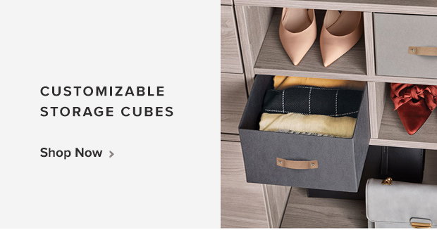 Customizable Storage Cubes