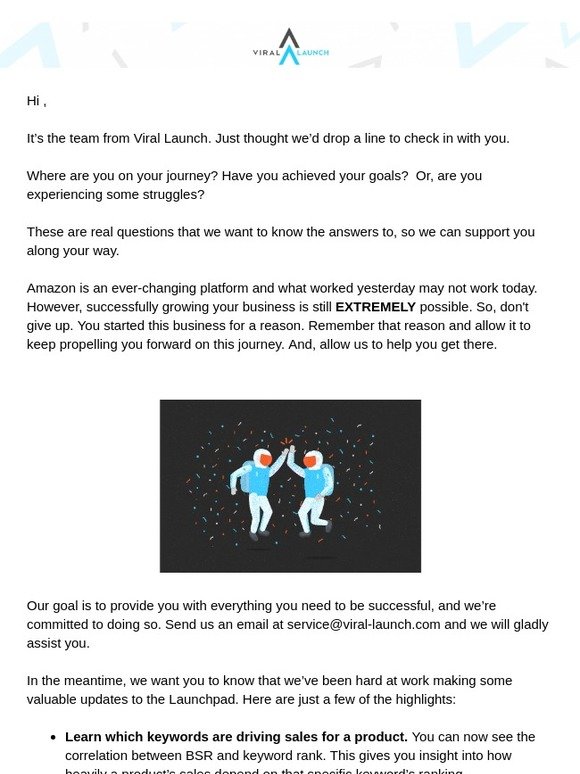 [INSIDE] Special surprise to keep you going...
