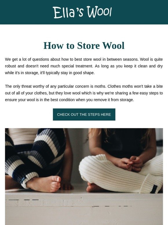 Don't let your wool fall victim to moths!