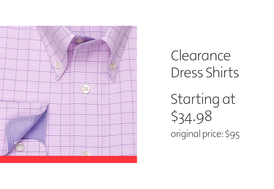 Paul Fredrick New Spring clearance styles. Milled