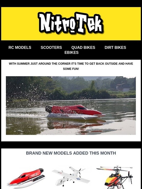 Brand New Nitrotek Models? Yes Please!
