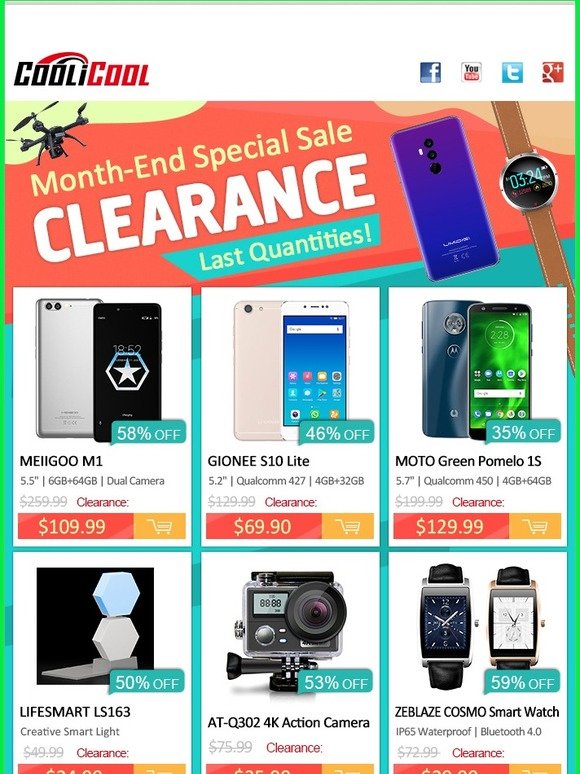 Month-End Clearance Sale, Last Pcs + Up To 80% OFF!