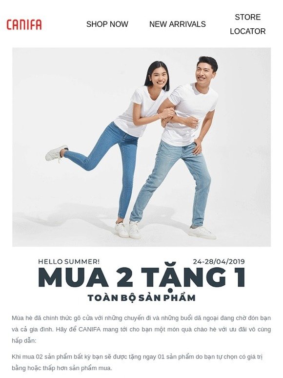 Hello Summer - MUA 2 TẶNG 1 toàn bộ sản phẩm