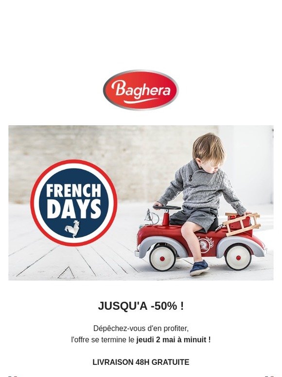 FRENCH DAYS JUSQU'A -50% !