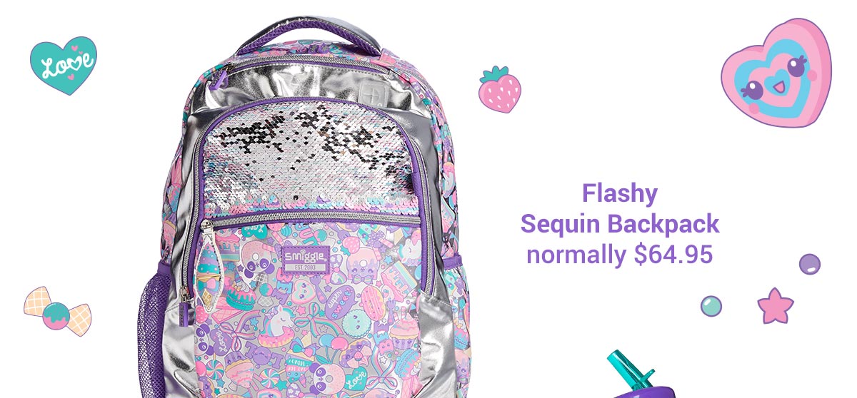 smiggle flashy backpack