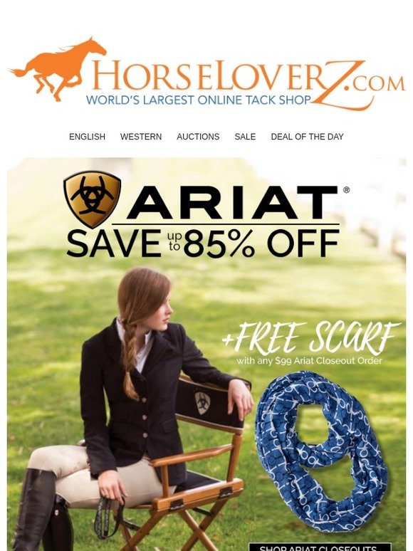 ariat closeout