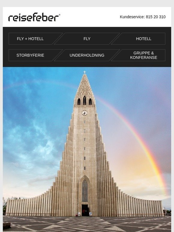 Eventyrlige Island | Storbyferie i Reykjavik fra 4.151,-