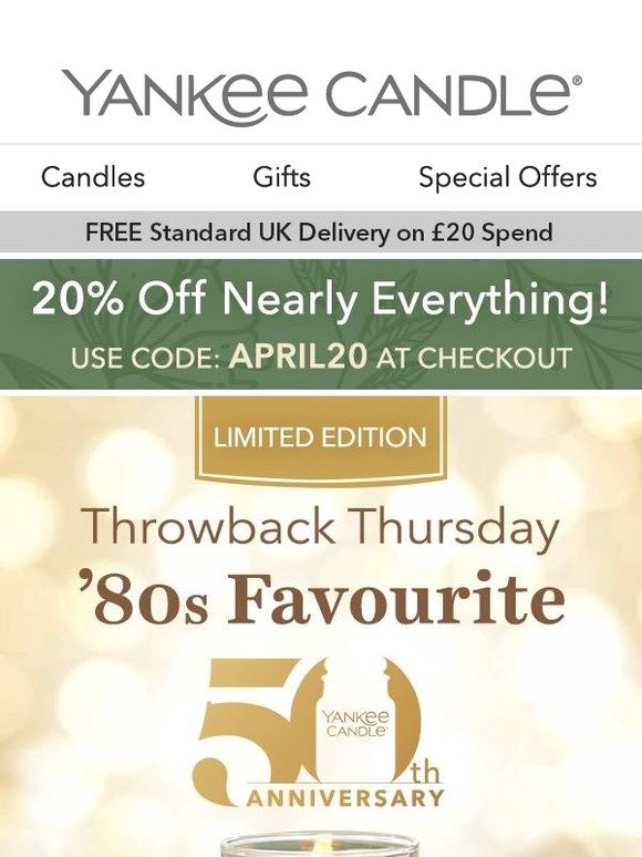 yankeecandle Discover Lily of the Valley — TBT '80s Style! Milled