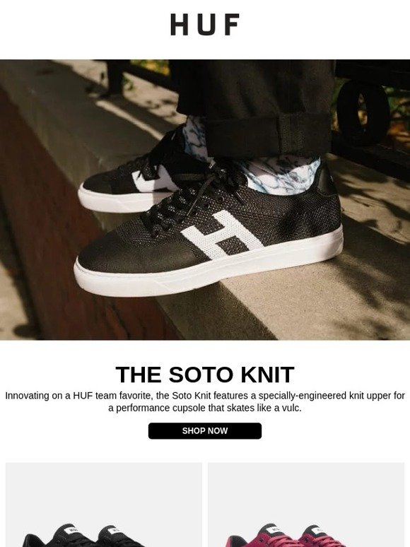 HUF Introducing the new Soto Knit Milled