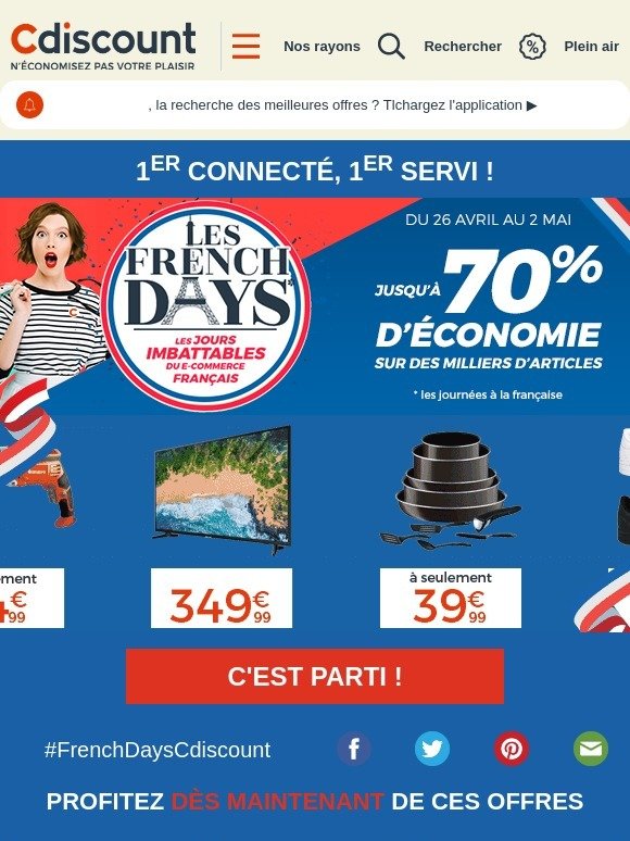 Les French Days : c'est parti !