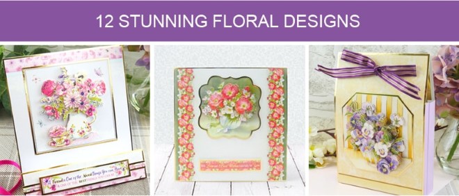 Warmest Wishes Hunkydory Crafts Flourishing Florals Deco-Large Topper Set