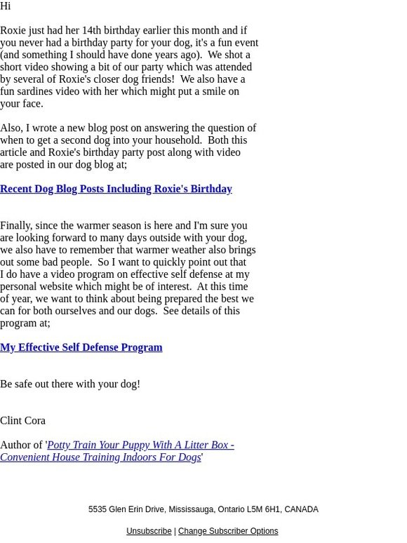Roxie's Birthday Party & Sardine Videos + When To Get More Dogs