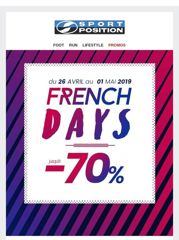 FRENCH DAYS jusqu'à -70% !!