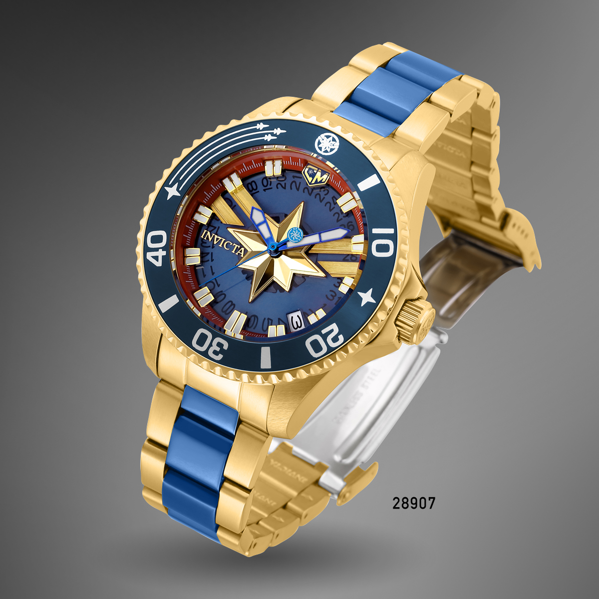 invicta captain marvel watch